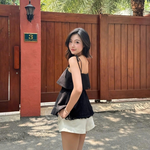 ÁO 2 DÂY PHỐI REN ZAREEN VOA146