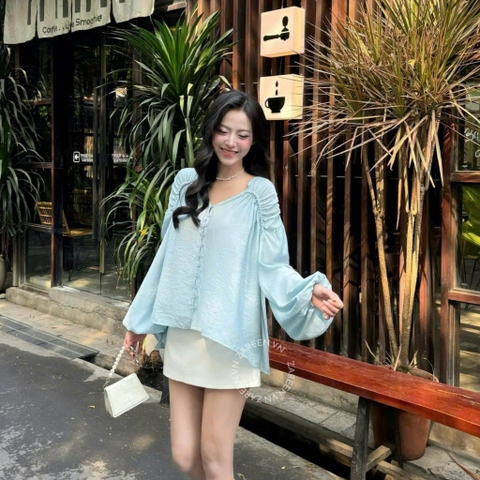 ÁO SƠ MI TAY PHỒNG ZAREEN SOM80