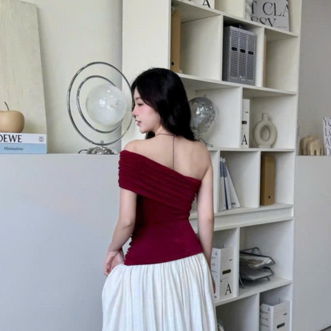 ÁO THUN ÔM LỆCH VAI ZAREEN THU174