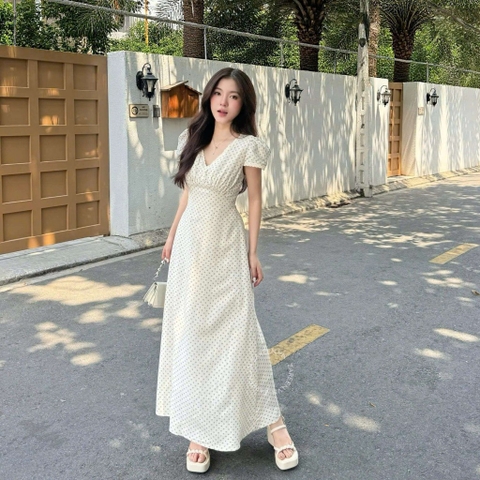 ĐẦM HOA PHỐI REN ZAREEN DAX120