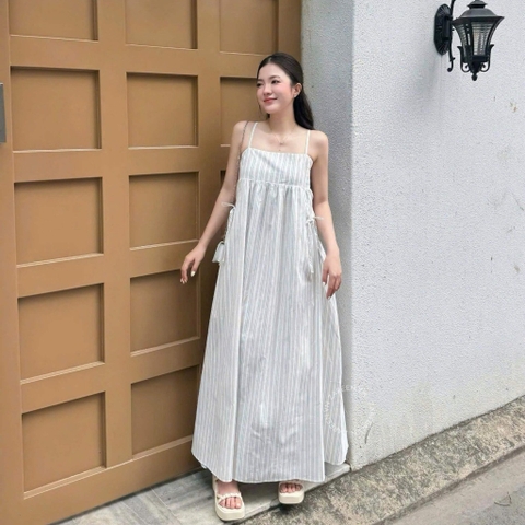 ĐẦM 2 DÂY DÁNG BABYDOLL TÚI NHÚN ZAREEN DAX117