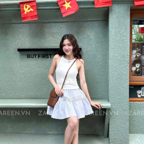 ÁO THUN CỔ YẾM BASIC ZAREEN THU168