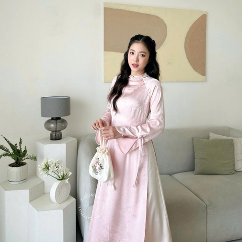 ÁO DÀI VÂN ANH LỤA ÔM ZAREEN ADI11