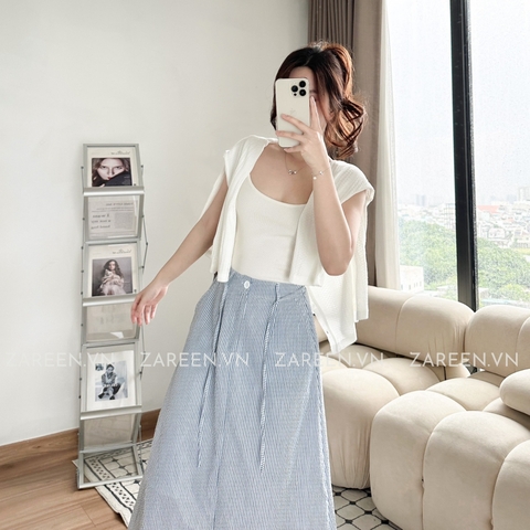 ÁO 2 DÂY CỔ TRÒN BASIC ZAREEN OAL05