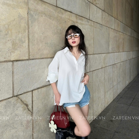 ÁO SƠ MI TAY DÀI BASIC ZAREEN SOM77