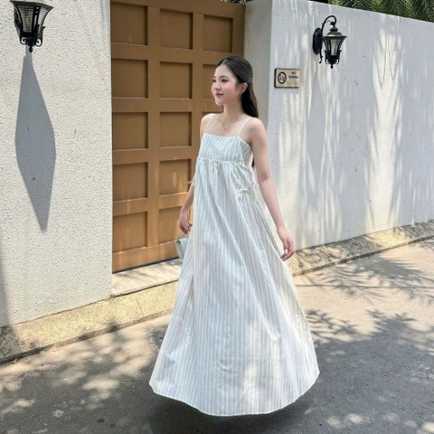 ĐẦM 2 DÂY DÁNG BABYDOLL TÚI NHÚN ZAREEN DAX117
