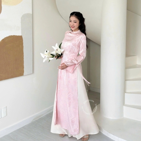 ÁO DÀI VÂN ANH LỤA ÔM ZAREEN ADI11