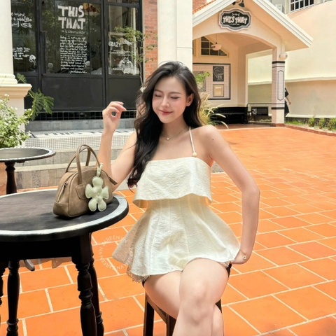 ÁO 2 DÂY PHỐI REN ZAREEN VOA146