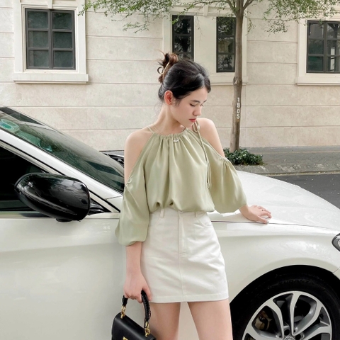 ÁO YẾM KHOÉT VAI ZAREEN VOA143