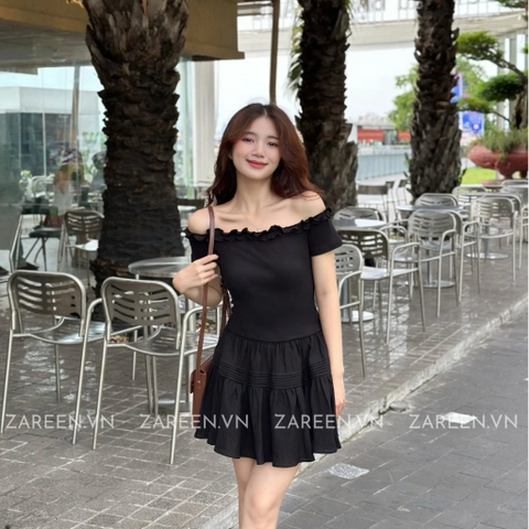 ÁO THUN CROPTOP TRỄ VAI ZAREEN THU164