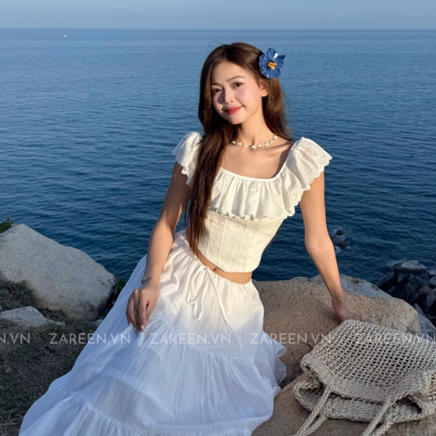 ÁO CORSET VIỀN REN ZAREEN VOA136