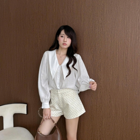 ÁO SƠ MI CỔ NHỌN ZAREEN SOM85