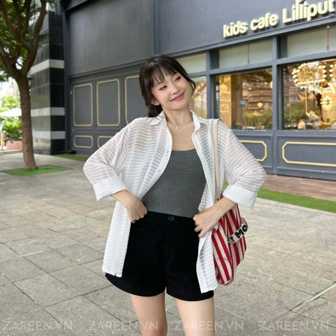 ÁO 2 DÂY CỔ TRÒN BASIC ZAREEN OAL05