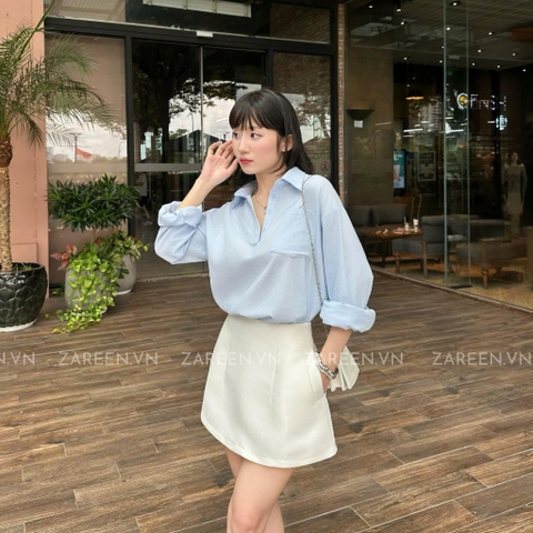 ÁO SƠ MI TAY DÀI BASIC ZAREEN SOM77