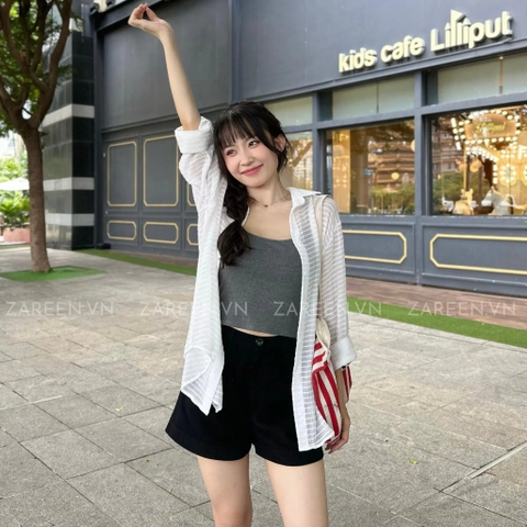 ÁO 2 DÂY CỔ TRÒN BASIC ZAREEN OAL05