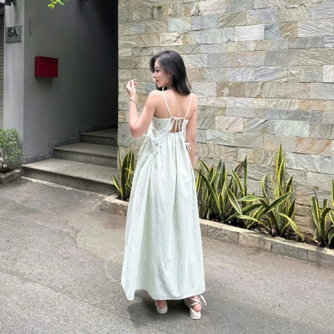 ĐẦM 2 DÂY DÁNG BABYDOLL TÚI NHÚN ZAREEN DAX117