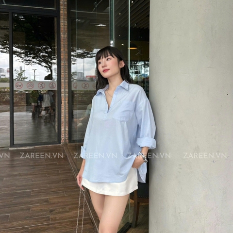 ÁO SƠ MI TAY DÀI BASIC ZAREEN SOM77