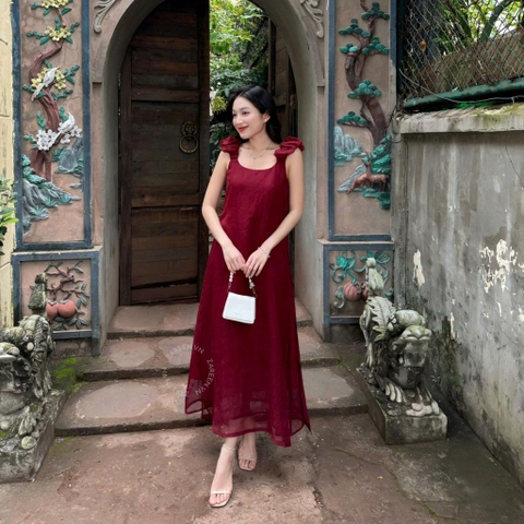 ĐẦM DÀI XẺ TÀ TAY NHÚN ZAREEN DAX115