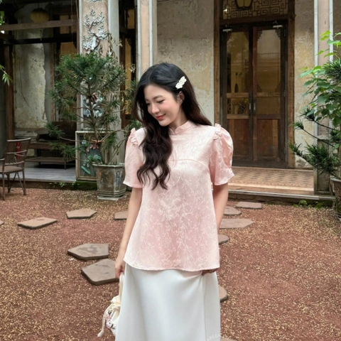 ÁO GẤM TAY PHỒNG ZAREEN VOA144