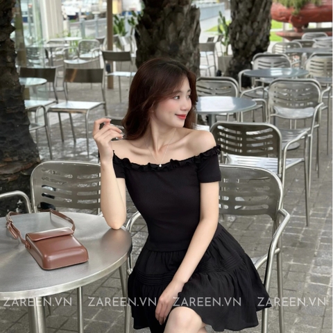 ÁO THUN CROPTOP TRỄ VAI ZAREEN THU164