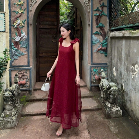 ĐẦM DÀI XẺ TÀ TAY NHÚN ZAREEN DAX115