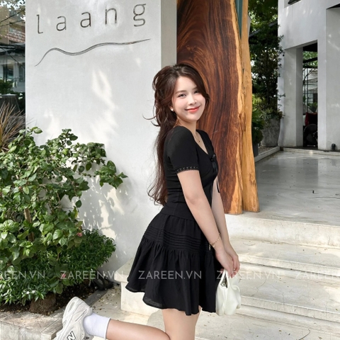 CHÂN VÁY XÒE NGẮN XẾP LY ZAREEN VAA50