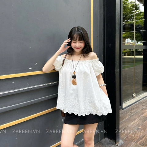 ÁO XÔ THÊU TRỄ VAI ZAREEN VOA140