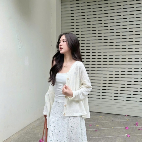 ÁO CARDIGAN FORM DÀI BASIC ZAREEN CAR07