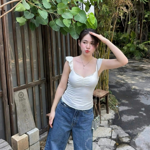 ÁO THUN NHÚN NGỰC ZAREEN THU177