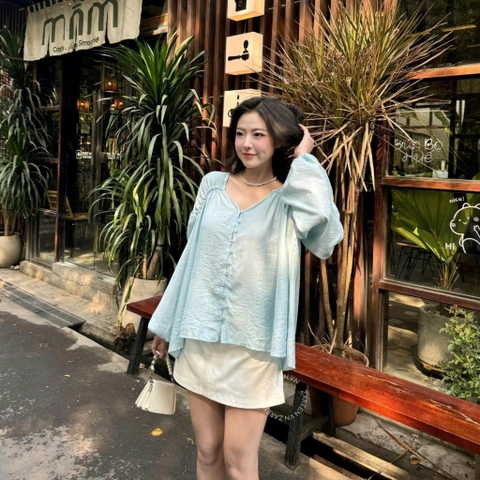 ÁO SƠ MI TAY PHỒNG ZAREEN SOM80