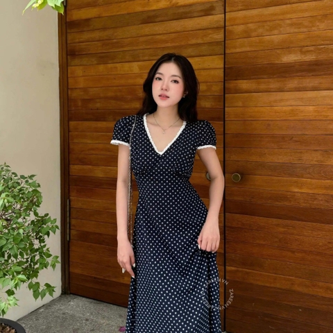 ĐẦM HOA PHỐI REN ZAREEN DAX120