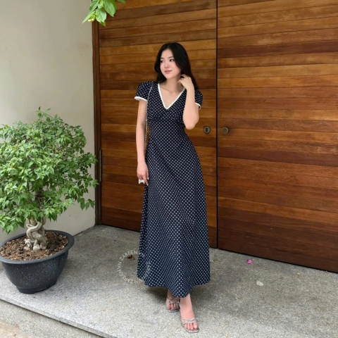 ĐẦM HOA PHỐI REN ZAREEN DAX120