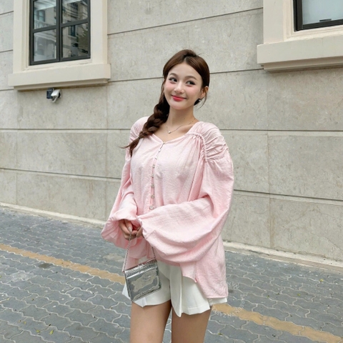 ÁO SƠ MI TAY PHỒNG ZAREEN SOM80