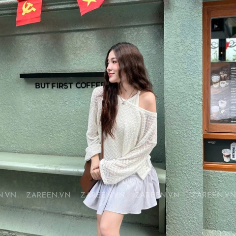 CHÂN VÁY XÒE NGẮN XẾP LY ZAREEN VAA50