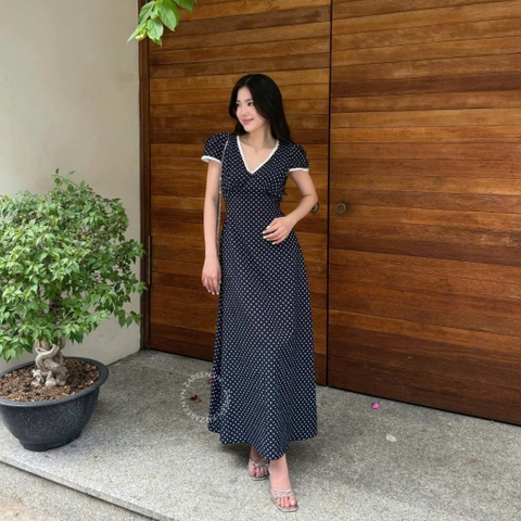 ĐẦM HOA PHỐI REN ZAREEN DAX120