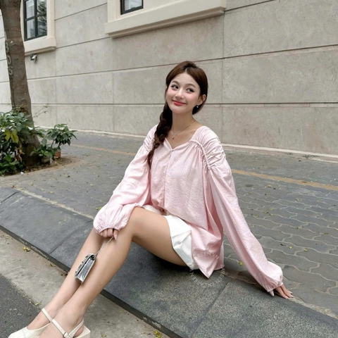 ÁO SƠ MI TAY PHỒNG ZAREEN SOM80