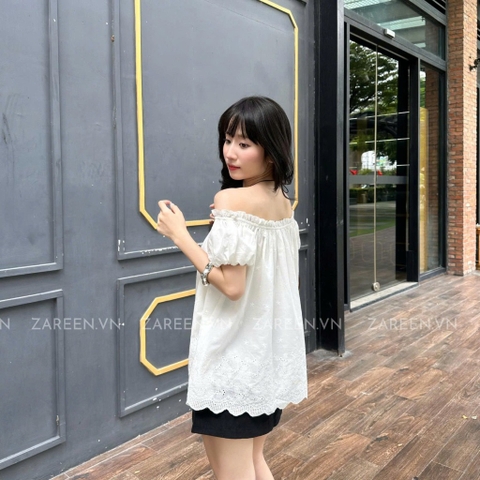 ÁO XÔ THÊU TRỄ VAI ZAREEN VOA140