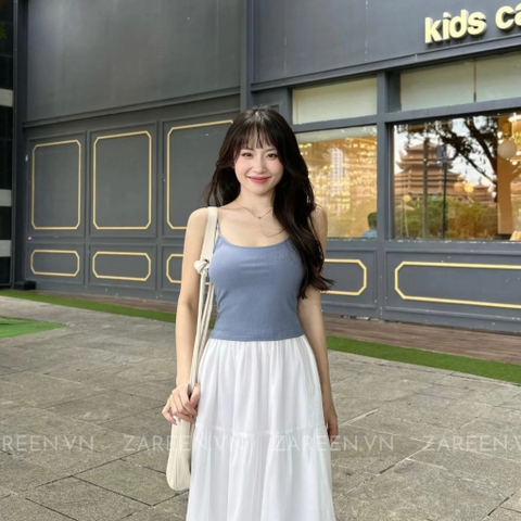 ÁO 2 DÂY CỔ TRÒN BASIC ZAREEN OAL05