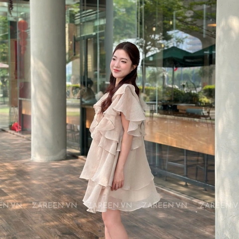 ĐẦM TƠ TAY BÈO THẮT NƠ ZAREEN DAX97