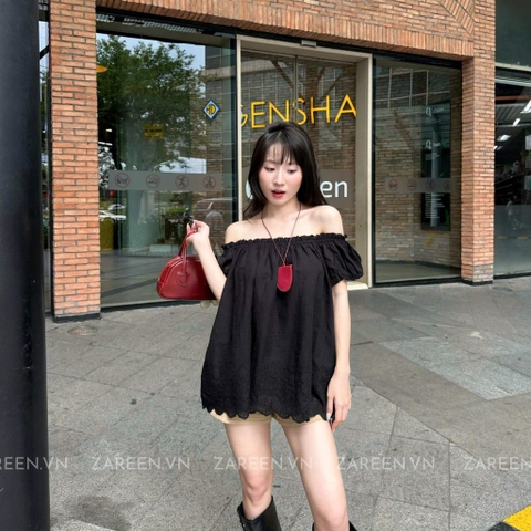 ÁO XÔ THÊU TRỄ VAI ZAREEN VOA140