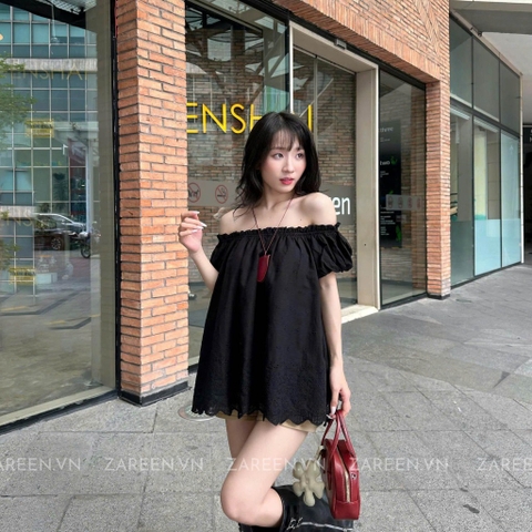 ÁO XÔ THÊU TRỄ VAI ZAREEN VOA140