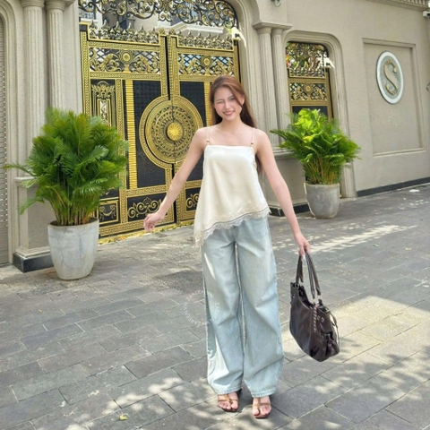 QUẦN JEANS ỐNG RỘNG LƯNG THẤP ZAREEN JEA151