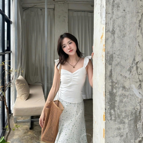 ÁO THUN NHÚN NGỰC ZAREEN THU177