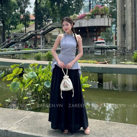 CHÂN VÁY DÀI NHÚN ZAREEN VAD19