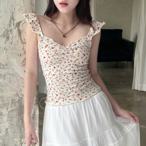 ÁO THUN NHÚN NGỰC ZAREEN THU177