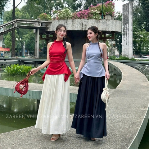 CHÂN VÁY DÀI NHÚN ZAREEN VAD19