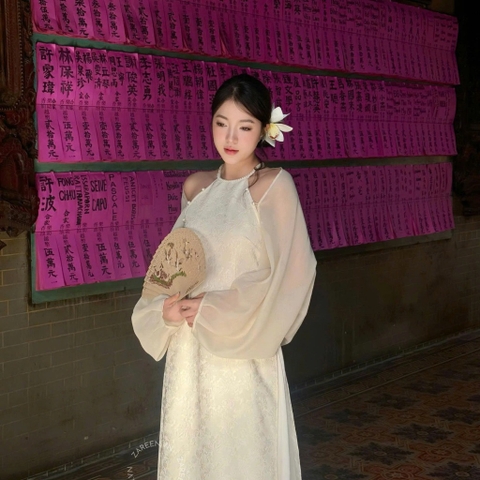 ÁO CARDIGAN VOAN TƠ ZAREEN CAR09