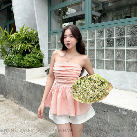 ÁO ỐNG XẾP LY NGỰC ZAREEN VOA132