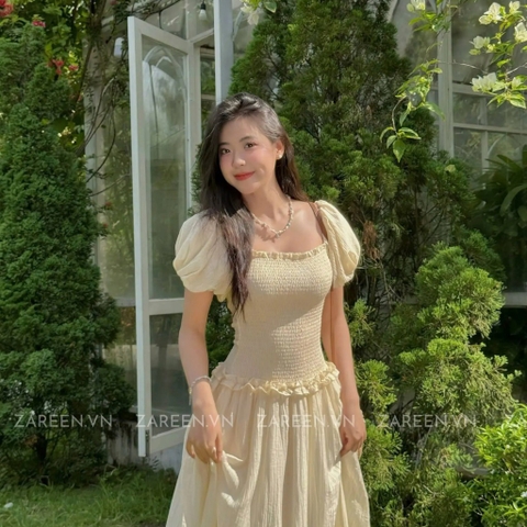 ĐẦM THUN CHỈ TAY PHỒNG ZAREEN DAX85