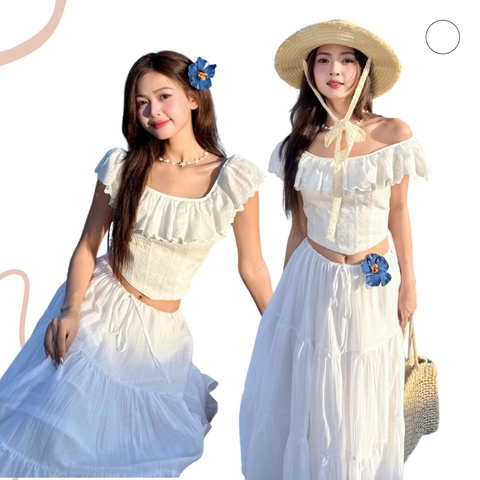 ÁO CORSET VIỀN REN ZAREEN VOA136